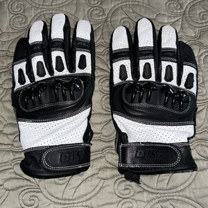 𝅺MENS Bilt Motorcycle Leather Gloves New Sz 5x
